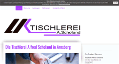 Desktop Screenshot of cuk-scholand-tischlerei.de