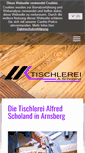 Mobile Screenshot of cuk-scholand-tischlerei.de